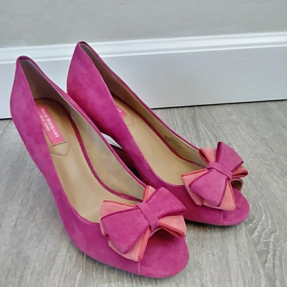 pink clear pumps